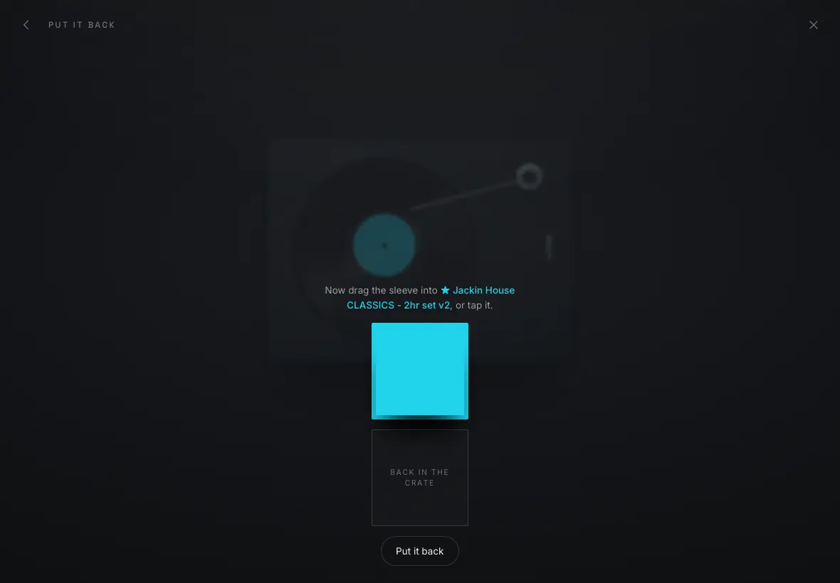 Crate Mode: a record pulled out of the 3D crate